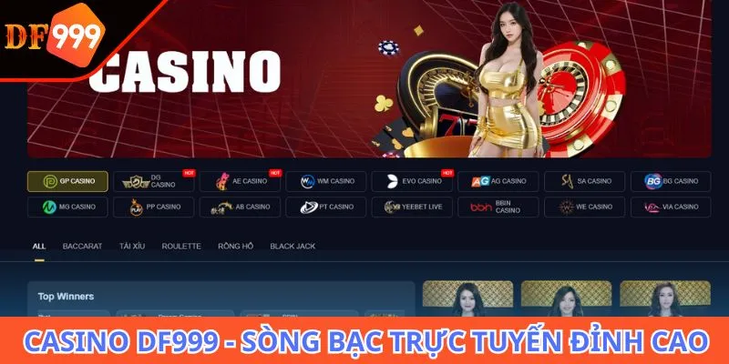 Giao diện DF999 vô cùng đẹp mắt